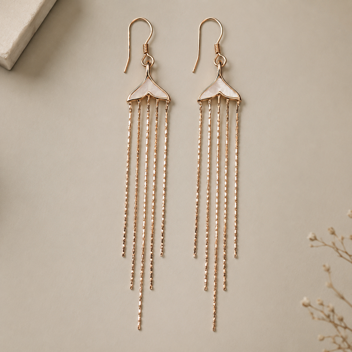 Regal Bloom Antique Gold Earring  | 925 Silver