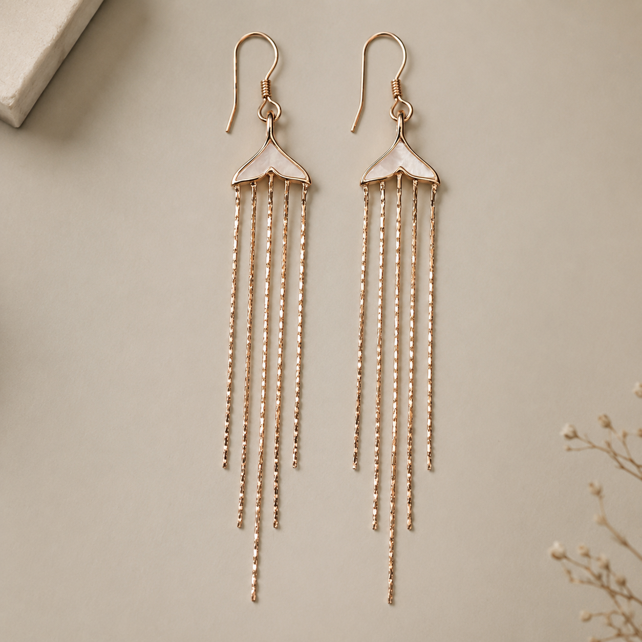 Regal Bloom Antique Gold Earring  | 925 Silver
