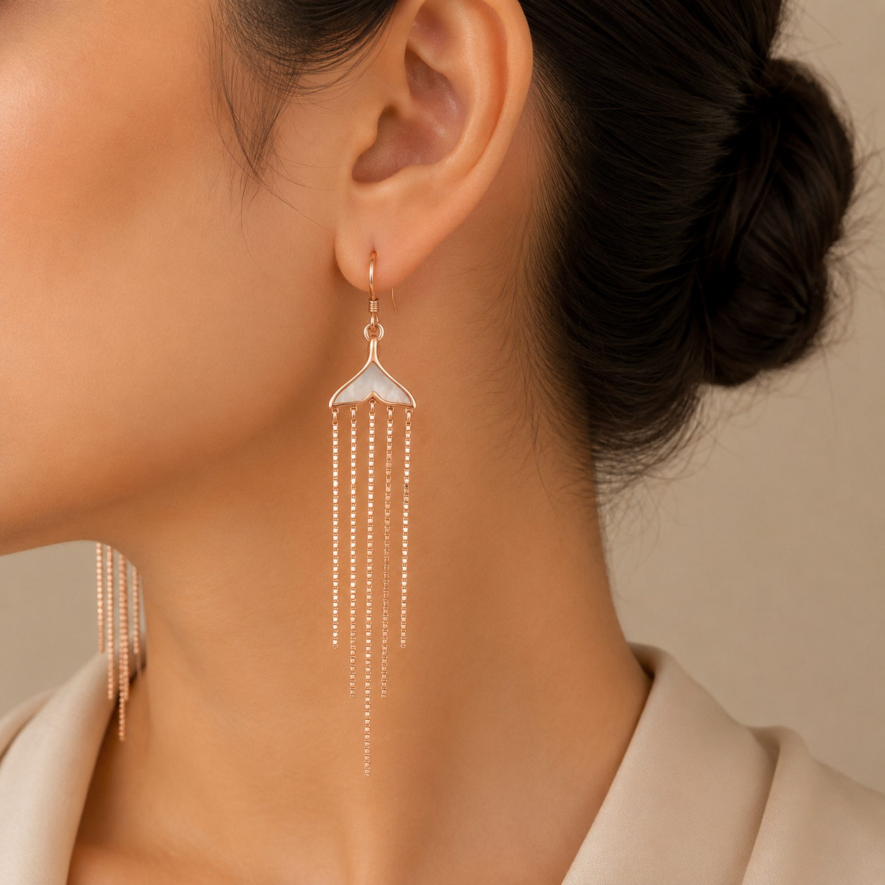 Regal Bloom Antique Gold Earring  | 925 Silver