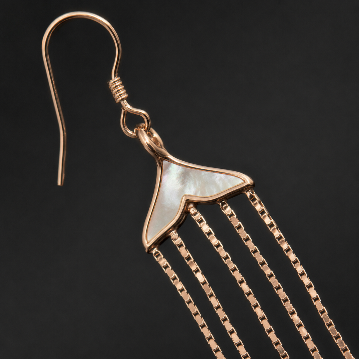 Regal Bloom Antique Gold Earring  | 925 Silver
