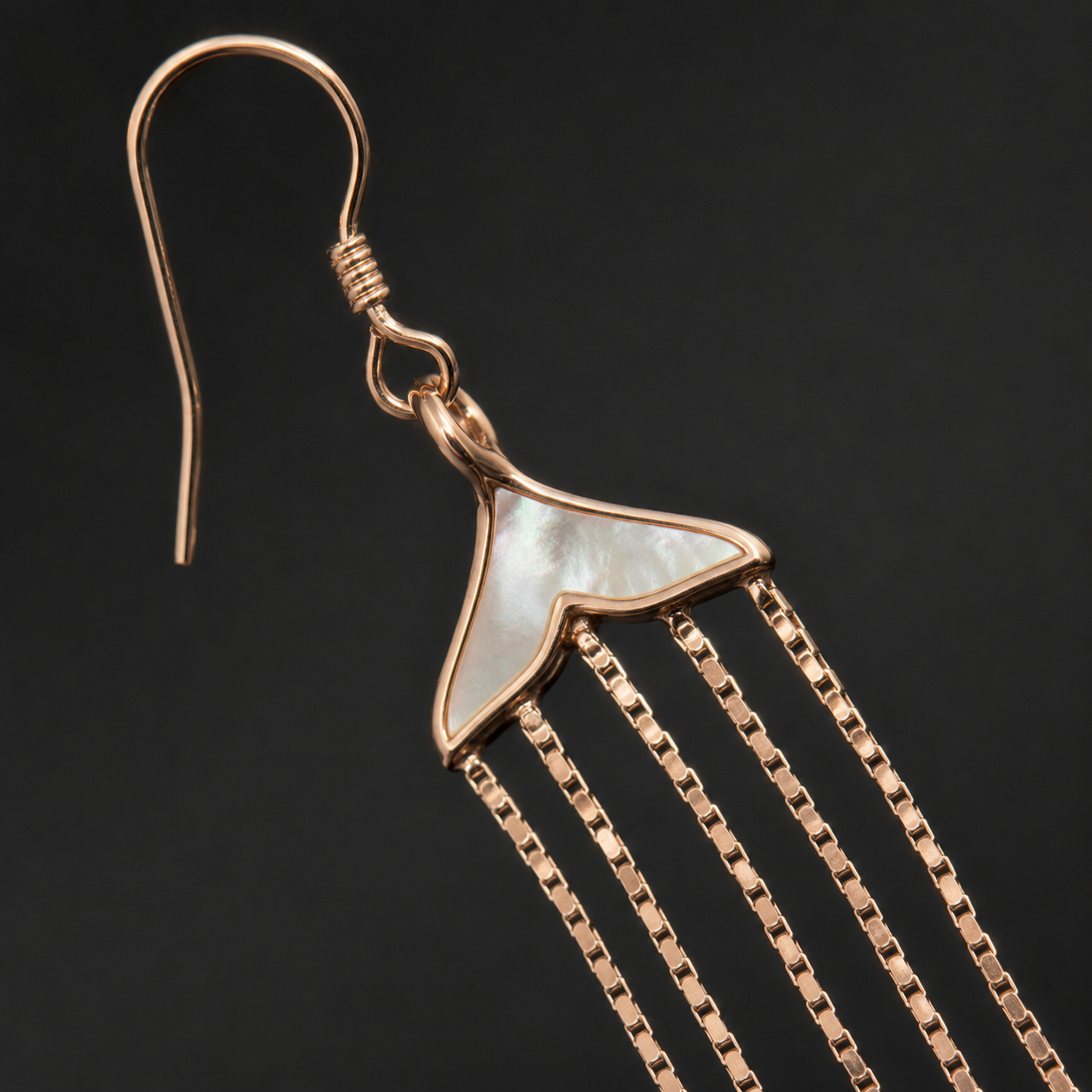 Regal Bloom Antique Gold Earring  | 925 Silver