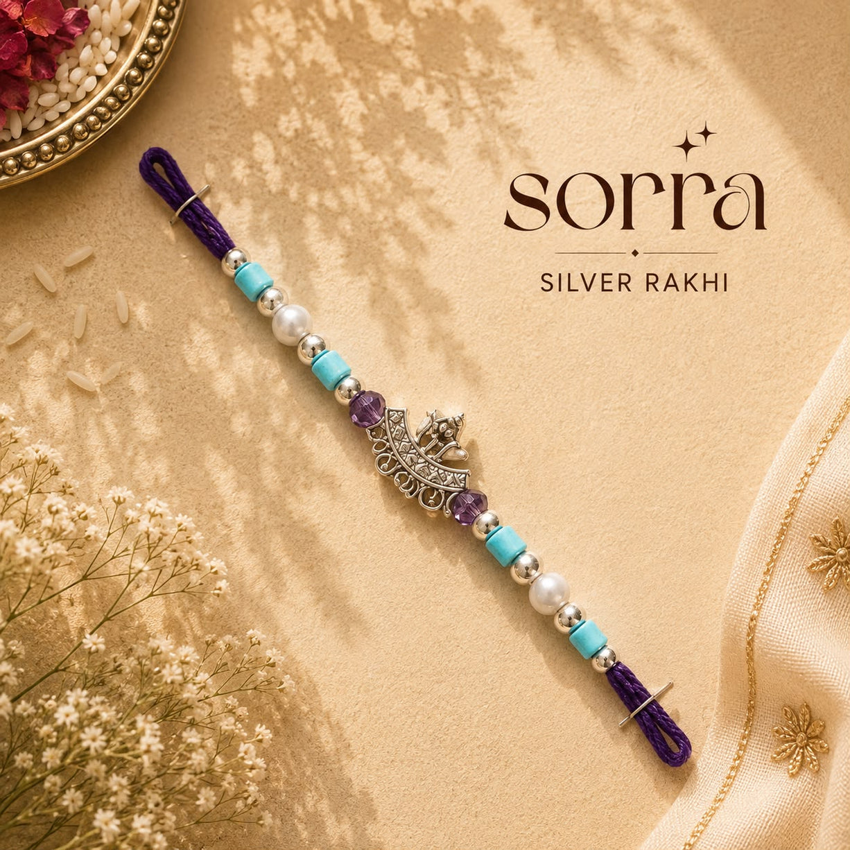 Royal Mor Silver Rakhi