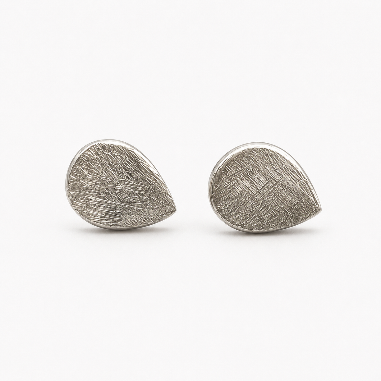 Silver Drop Stud Earrings | 925 Silver