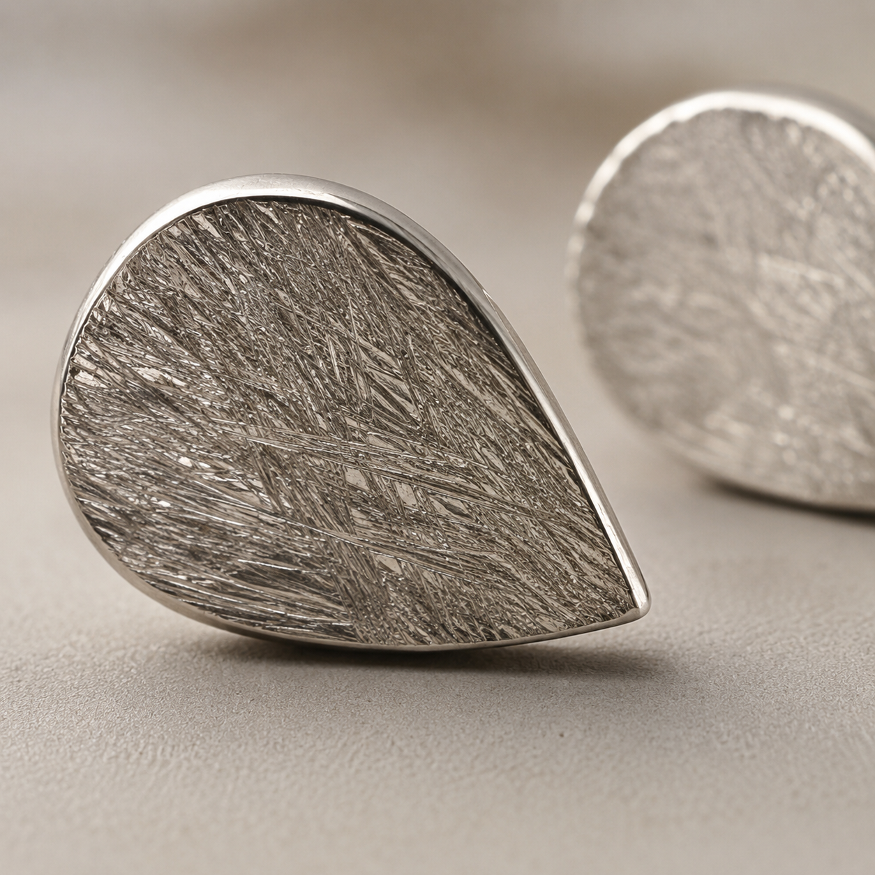 Silver Drop Stud Earrings | 925 Silver