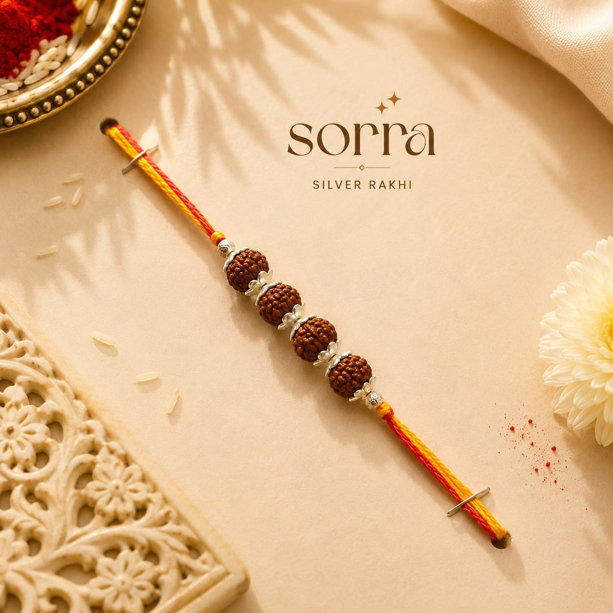 Swastik Rudraksh Rakhi