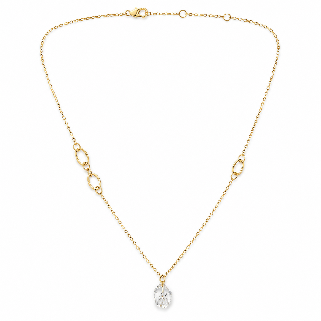 The Crystal Orbit Necklace | 925 Silver
