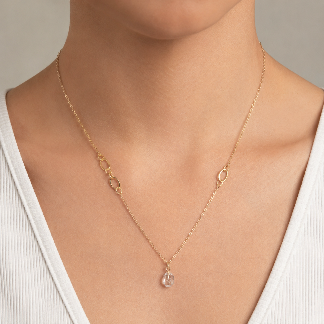 The Crystal Orbit Necklace | 925 Silver