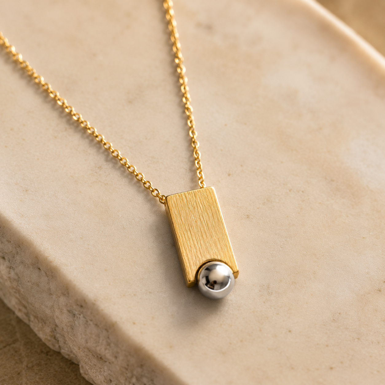The Solace Bar Necklace | 925 Silver