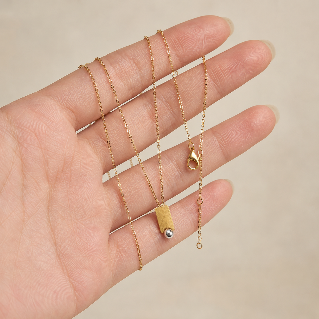 The Solace Bar Necklace | 925 Silver