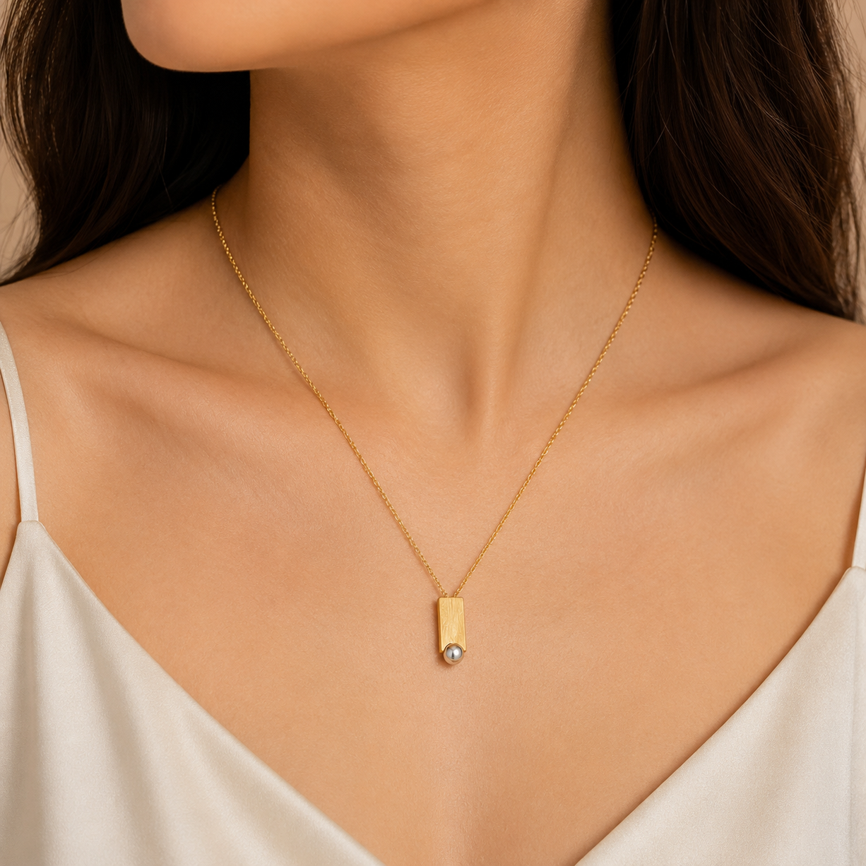 The Solace Bar Necklace | 925 Silver