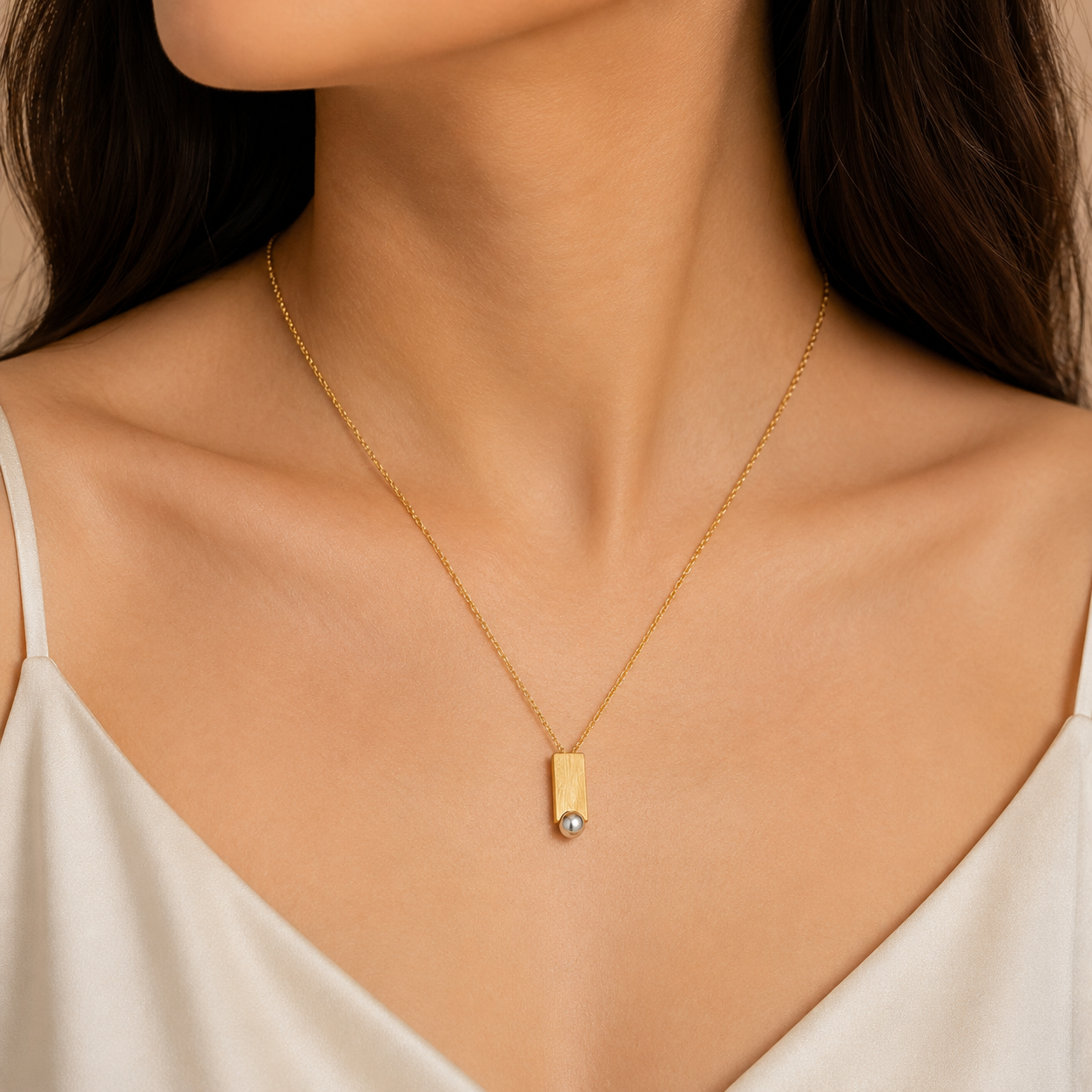 The Solace Bar Necklace | 925 Silver
