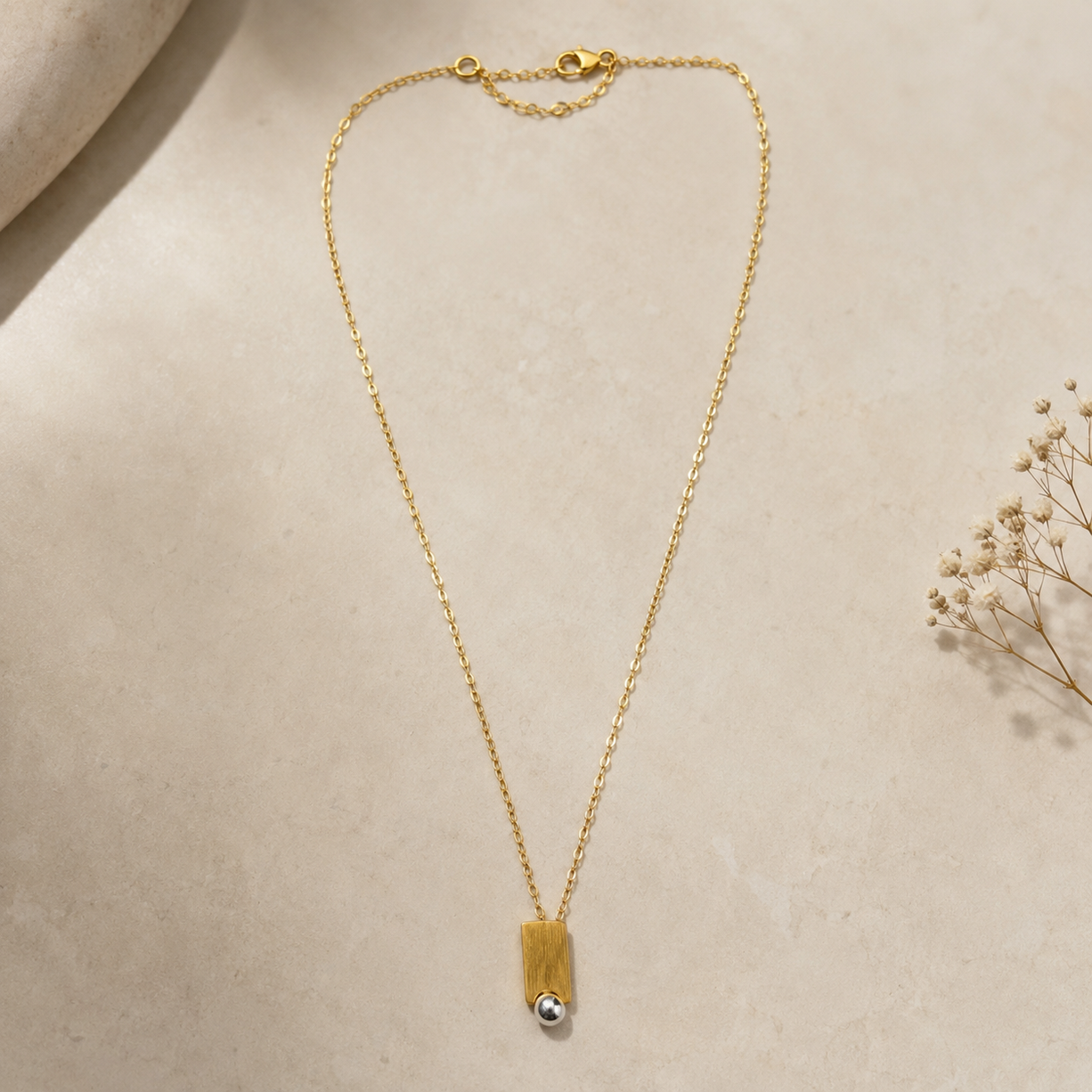 The Solace Bar Necklace | 925 Silver