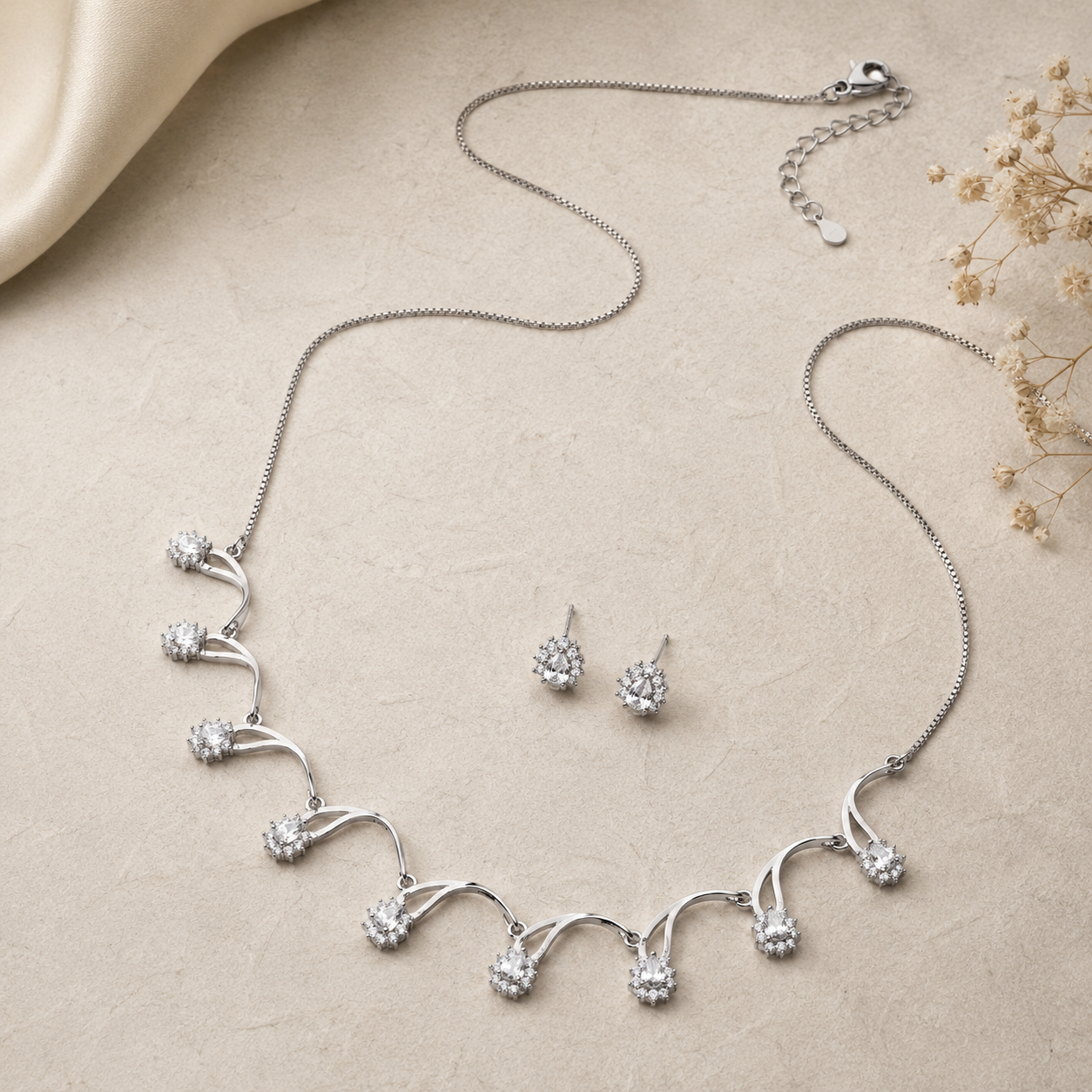 Twilight Loop Silver Set  | 925 Silver
