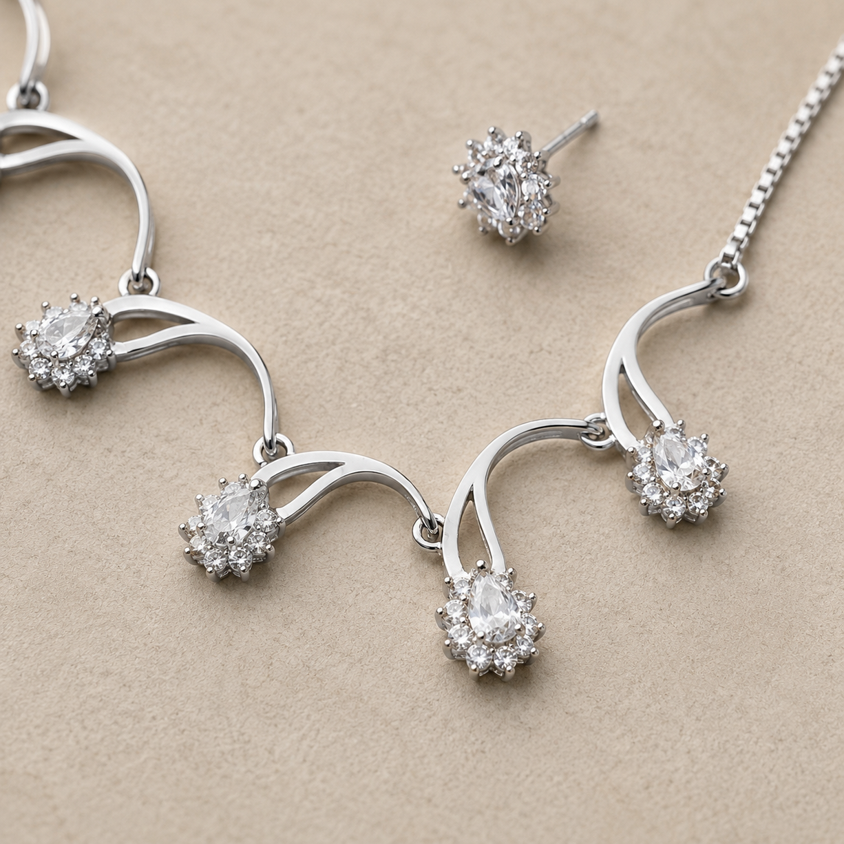 Twilight Loop Silver Set  | 925 Silver