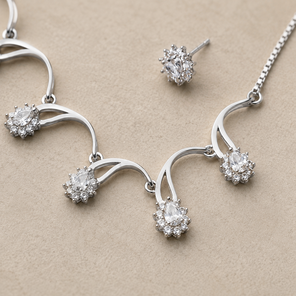 Twilight Loop Silver Set  | 925 Silver