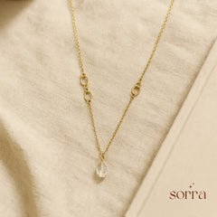 The Crystal Orbit Necklace | 925 Silver