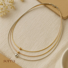 Italian Trilight Necklace | 925 Silver