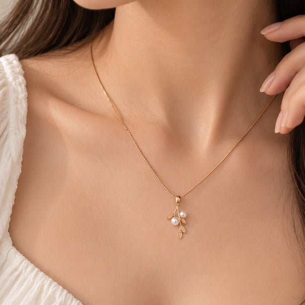 Aurelia Infinity Drop Necklace