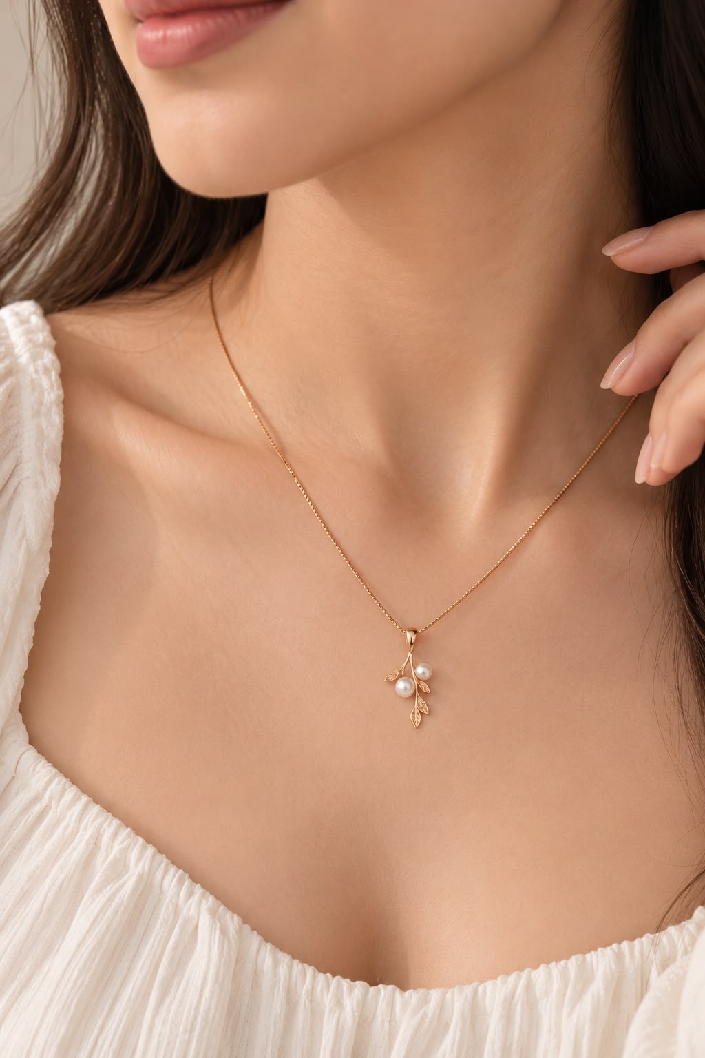 Aurelia Infinity Drop Necklace