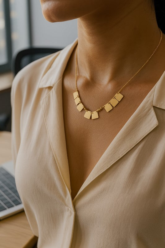 The Sway Tab Necklace | 925 Silver