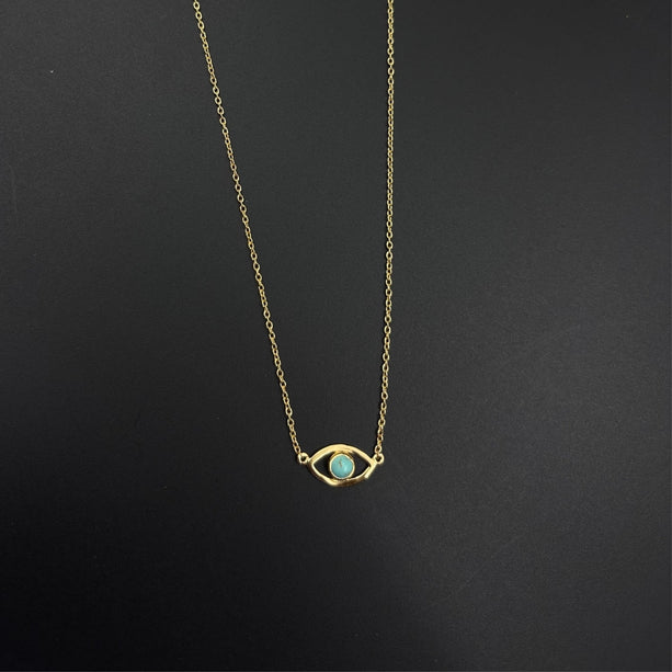 Azure Eye Dainty Necklace | 925 Silver