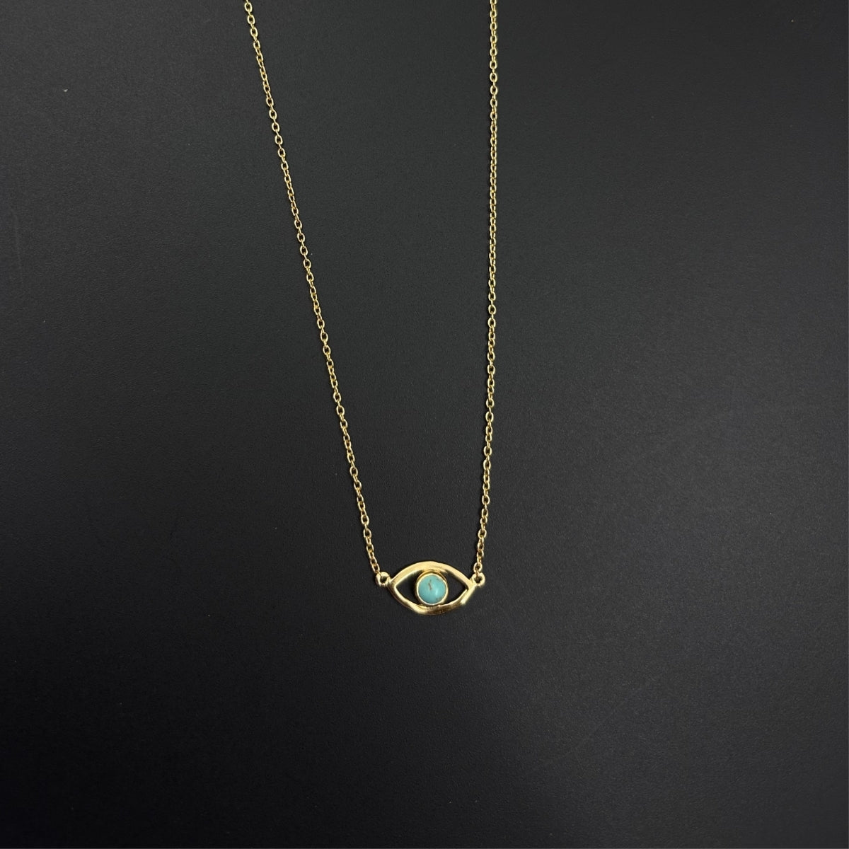 Azure Eye Dainty Necklace | 925 Silver