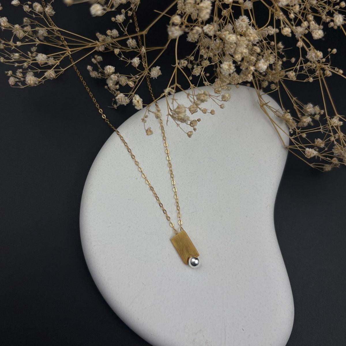 The Solace Bar Necklace | 925 Silver