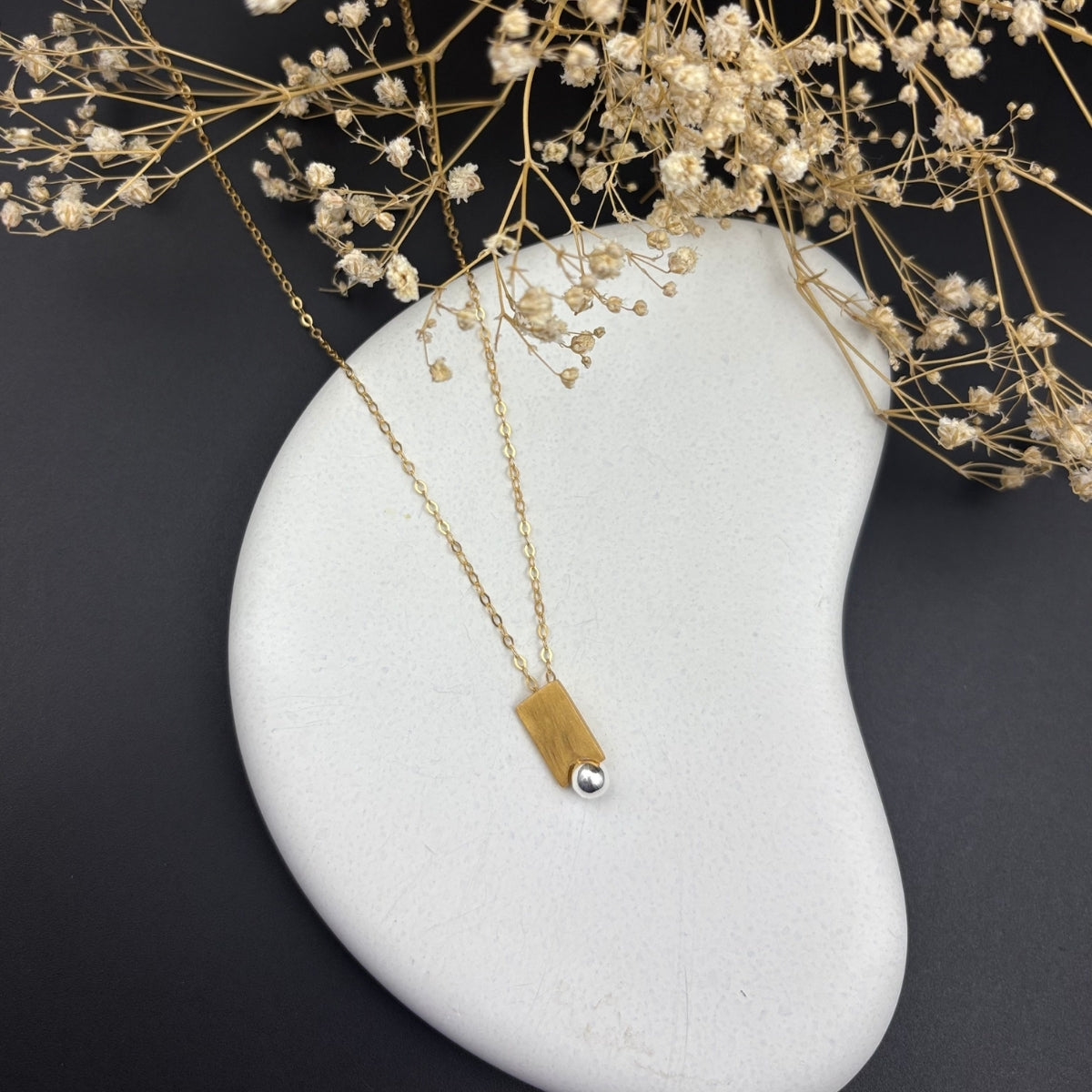 The Solace Bar Necklace | 925 Silver